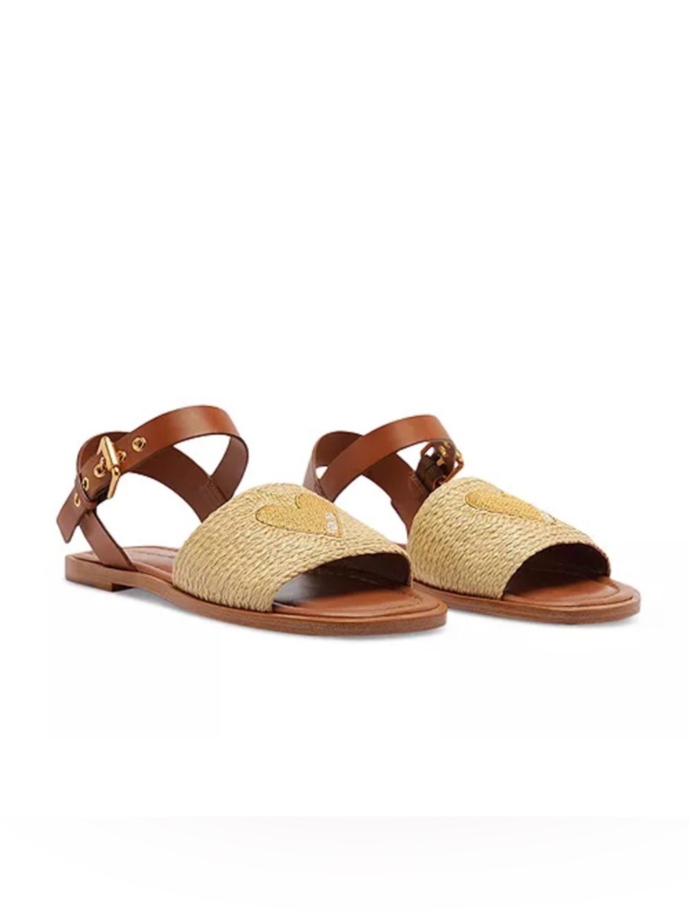 FARM RIO Women's Raffia Flats Sandals